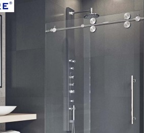 Which material is more reliable for shower room hardware?