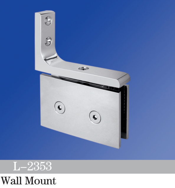 Pivot Shower  Hinges Wall Mount Frameless Glass Door Hinge With Good Quality L-2353