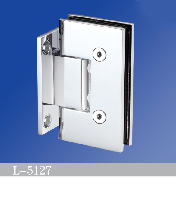 Heavy Duty Shower Hinges Wall Mount For Glass Shower Door 90 Degree L-5127