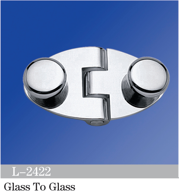 Standard Duty Shower Hinges Glass to Glass Shower  Hinge L-2422