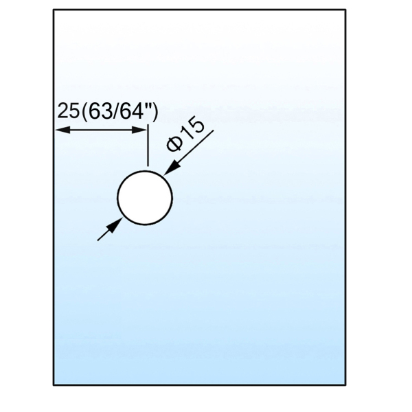 Square Corner Shower Glass Clamps With Covers Bathroom Door Hinge L-5302 China Factory