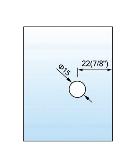 Stainless steel Shower glass clamps L-2524