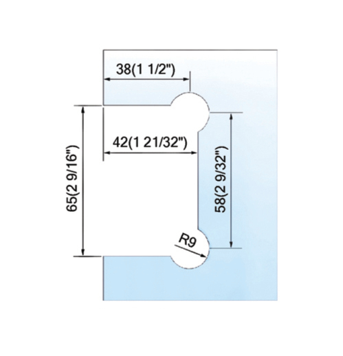 Standard Duty Shower Hinges Wall Mount Glass Clamp Factory Direct Sell Door Hinge L-2110