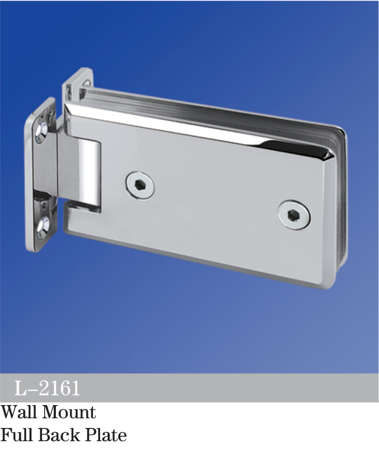 Standard Duty Shower Hinges Wall Mount Full Back Plate L-2161