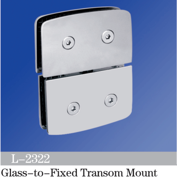 Pivot Shower  Hinges Glass to Fixed Transom Mount Glass Door Hinge Clamp L-2322