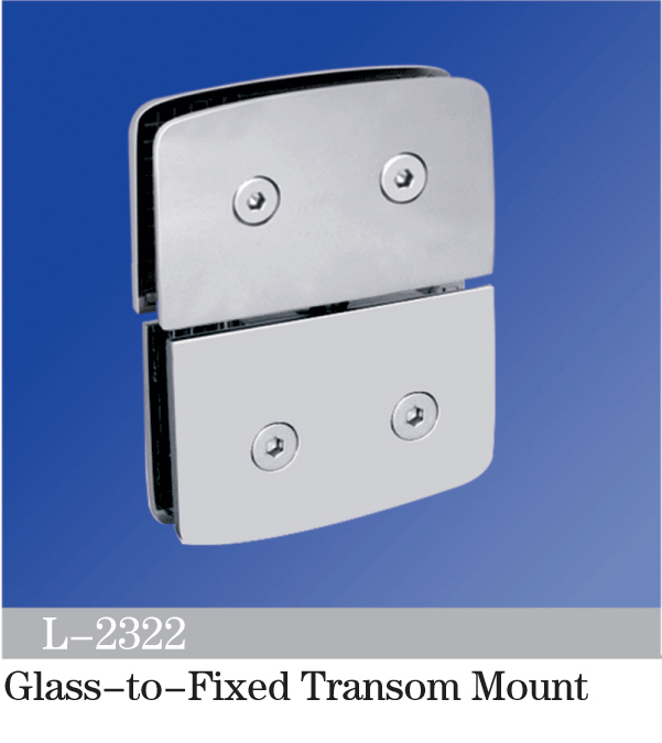 Pivot Shower  Hinges Glass to Fixed Transom Mount Glass Door Hinge Clamp L-2322