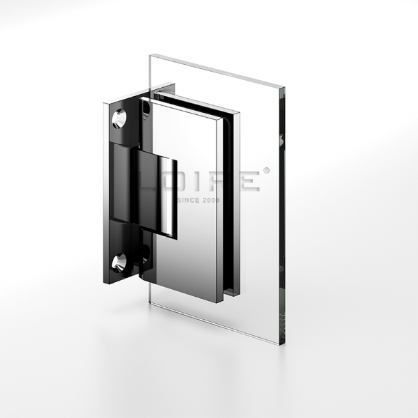 Adjustable Heavy Duty Shower Hinges Wall Mount For Glass Shower Door 90 Degree L-5171