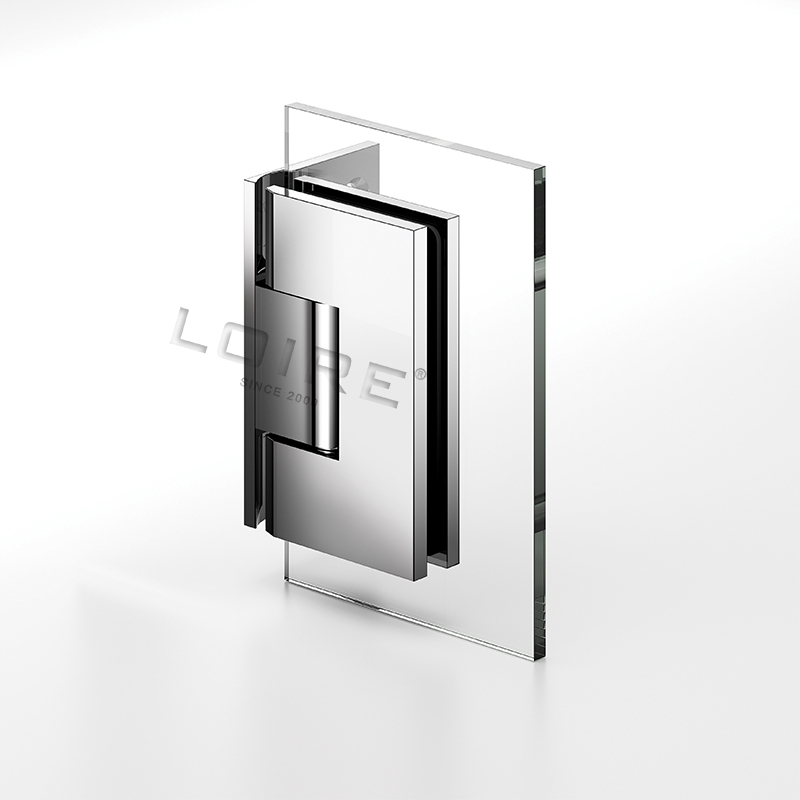 Adjustable Heavy Duty Shower Hinges Wall Mount For Glass Shower Door 90 Degree L-5172