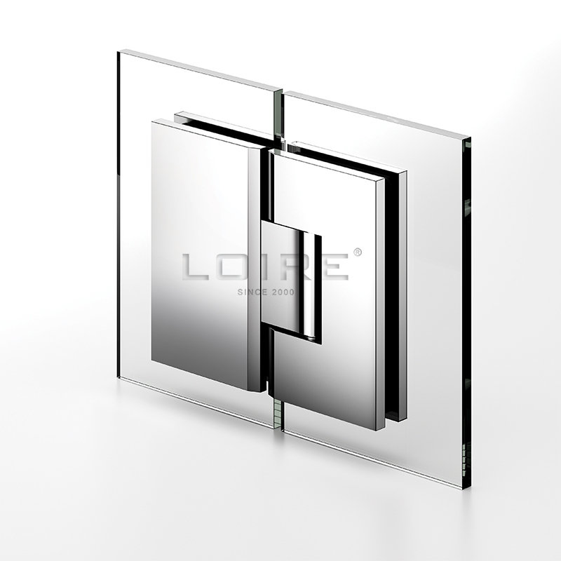 Adjustable Heavy Duty Shower Hinges Wall Mount For Glass Shower Door 90 Degree L-5173