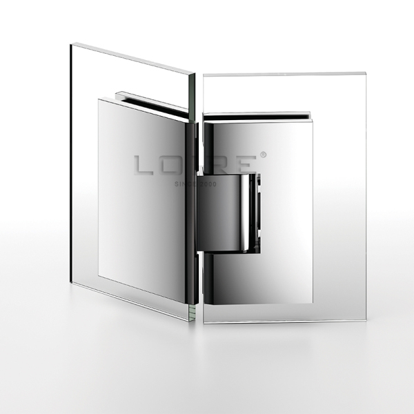 Adjustable Heavy Duty Shower Hinges Wall Mount For Glass Shower Door 90 Degree L-5174