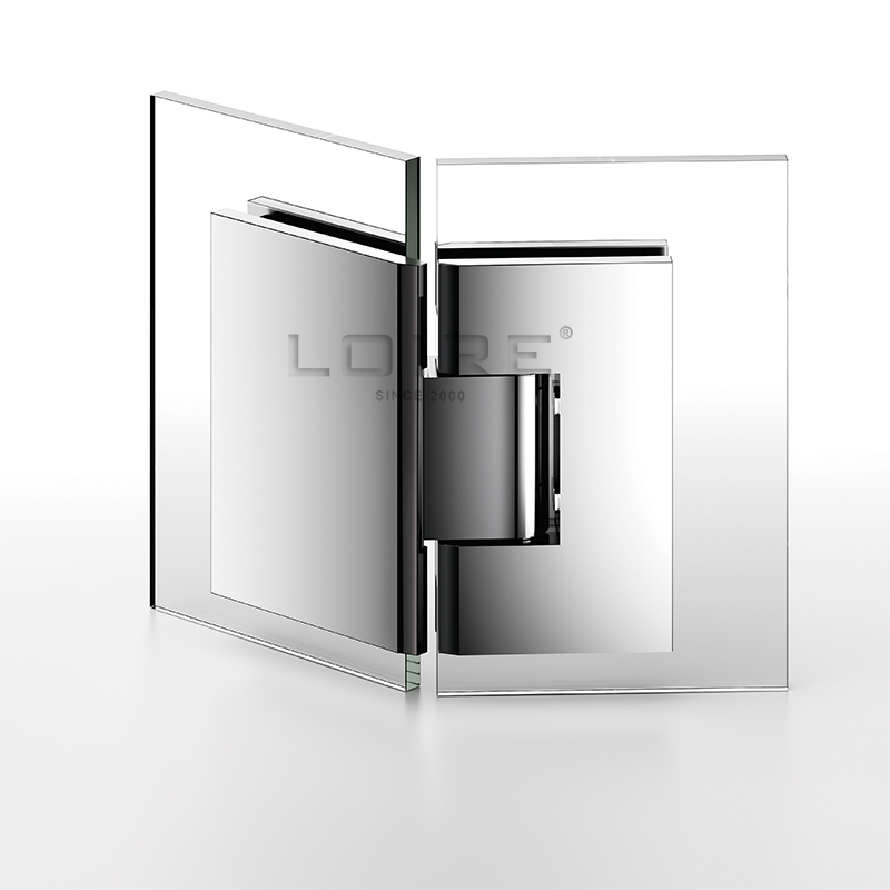 Adjustable Heavy Duty Shower Hinges Wall Mount For Glass Shower Door 90 Degree L-5174