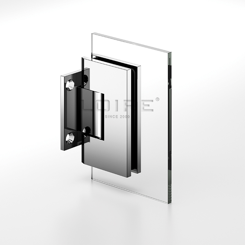 Adjustable Heavy Duty Shower Hinges Wall Mount For Glass Shower Door 90 Degree L-5177
