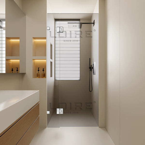 Adjustable Heavy Duty Shower Hinges Wall Mount For Glass Shower Door 90 Degree L-5163