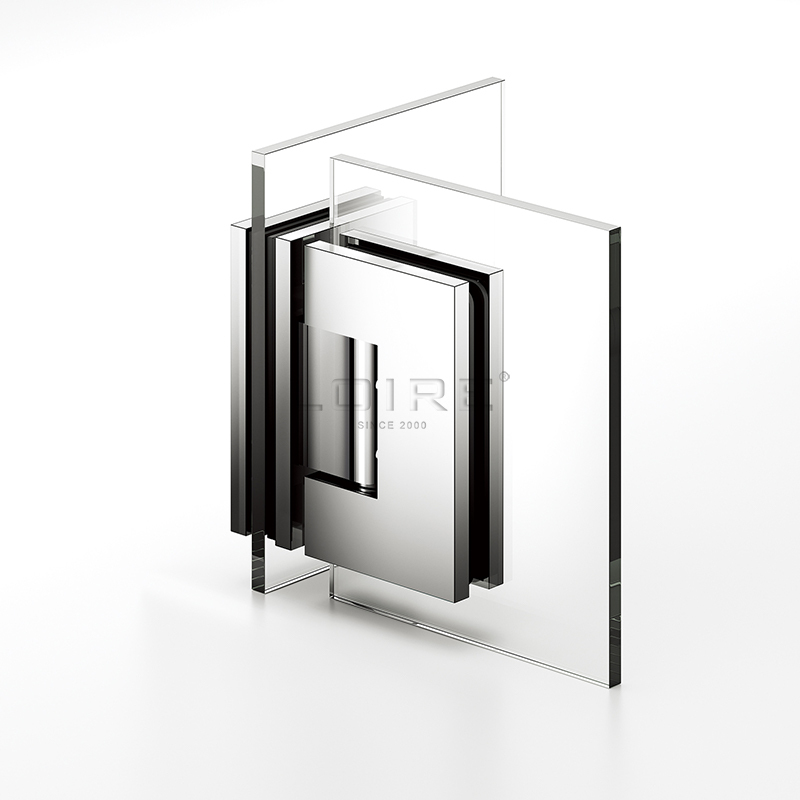Adjustable Standard Duty Shower Hinges With Covers For Frameless Shower Glass Door L-5105AD