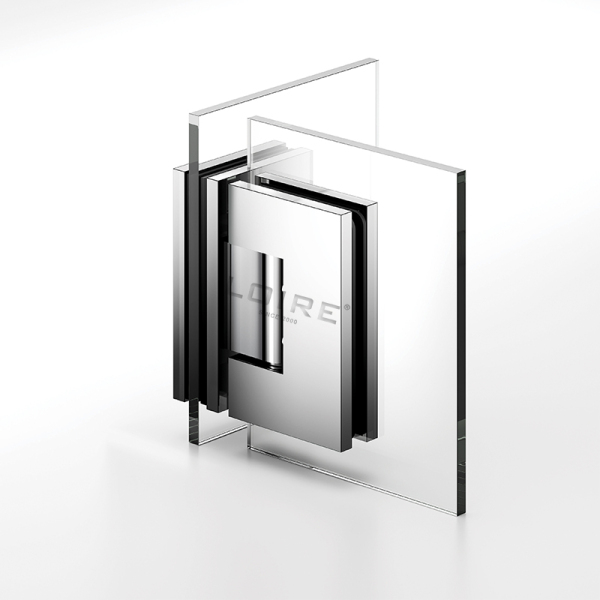 Adjustable Standard Duty Shower Hinges With Covers For Frameless Shower Glass Door L-5105AD