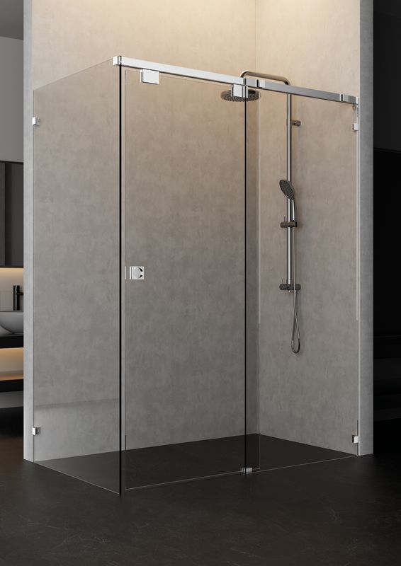 Aluminium Sliding Door Shower Hardware Bathroom Door Fittings S014