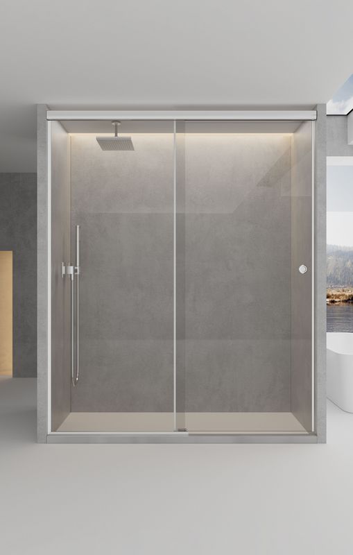 Aluminium Sliding Door Shower Hardware Shower Enclosure Hardware S001 180 Degree