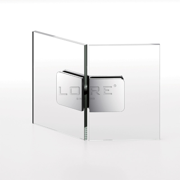 Beveled Edge Shower Glass Clamps 135° Glass-to-Glass L-2546