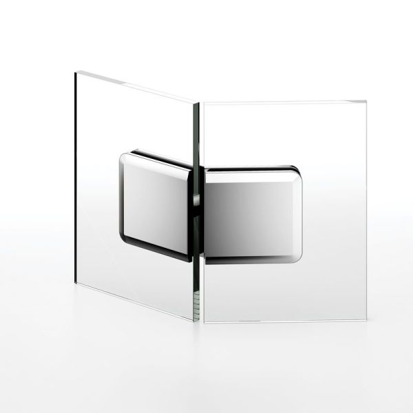 Beveled Edge Shower Glass Clamps Glass To Glass 135 Degree L-2616