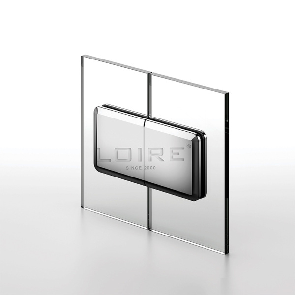 Beveled Edge Shower Glass Clamps Glass To Glass 180 Degree L-2614