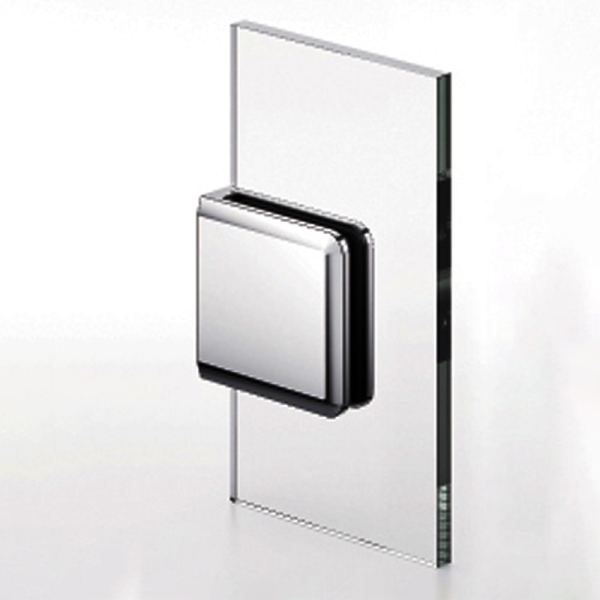Beveled Edge Shower Glass Clamps Wall Mount Bathroom Door ClIps L-2601