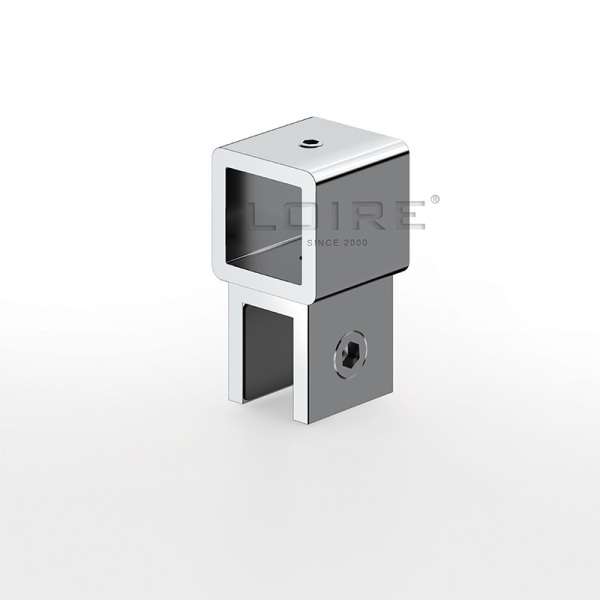 Brass Square Style Shower Support Bars Accessories Shower Bars Connectors L-2743