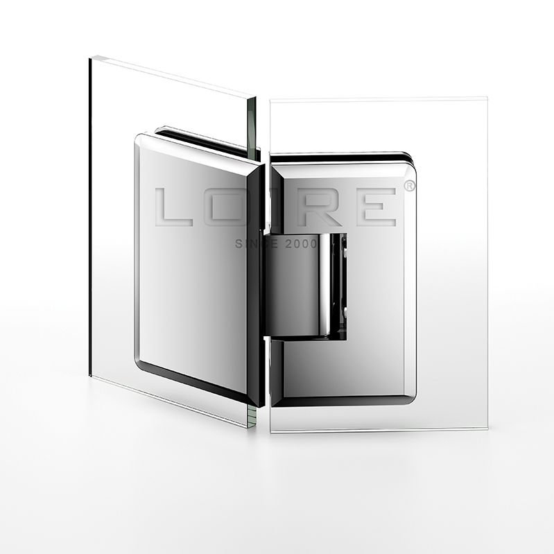 Heavy Duty Shower Hinges Glass To Glass For Glass Bathroom Door 135 Degree L-5114