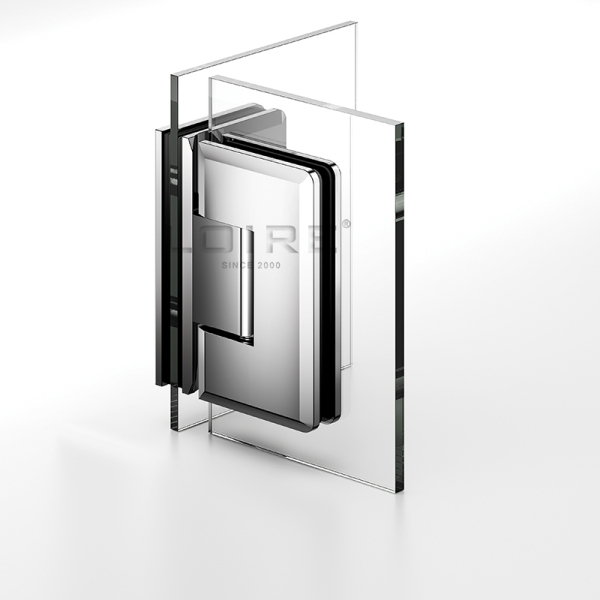 Heavy Duty Shower Hinges Glass To Glass For Glass Bathroom Door 90 Degree L-5115