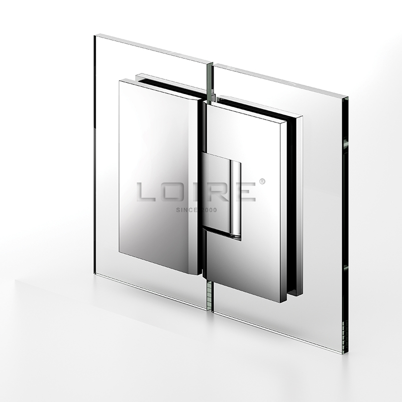 Heavy Duty Shower Hinges Wall Mount For Glass Shower Door 90 Degree L-5123