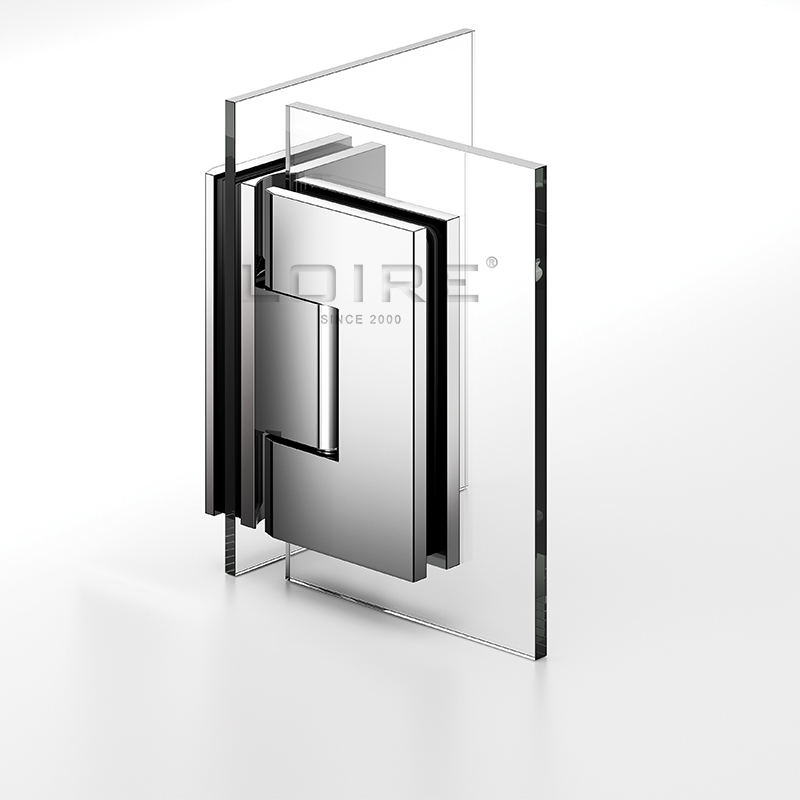 Heavy Duty Shower Hinges Wall Mount For Glass Shower Door 90 Degree L-5125