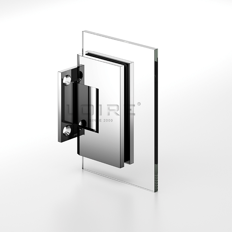 Heavy Duty Shower Hinges Wall Mount For Glass Shower Door 90 Degree L-5127