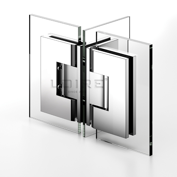 Heavy Duty Shower Hinges Wall Mount For Glass Shower Door 90 Degree L-5128