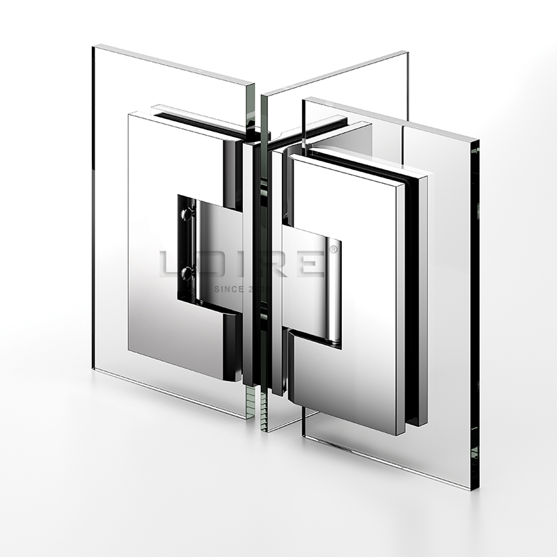 Heavy Duty Shower Hinges Wall Mount For Glass Shower Door 90 Degree L-5128