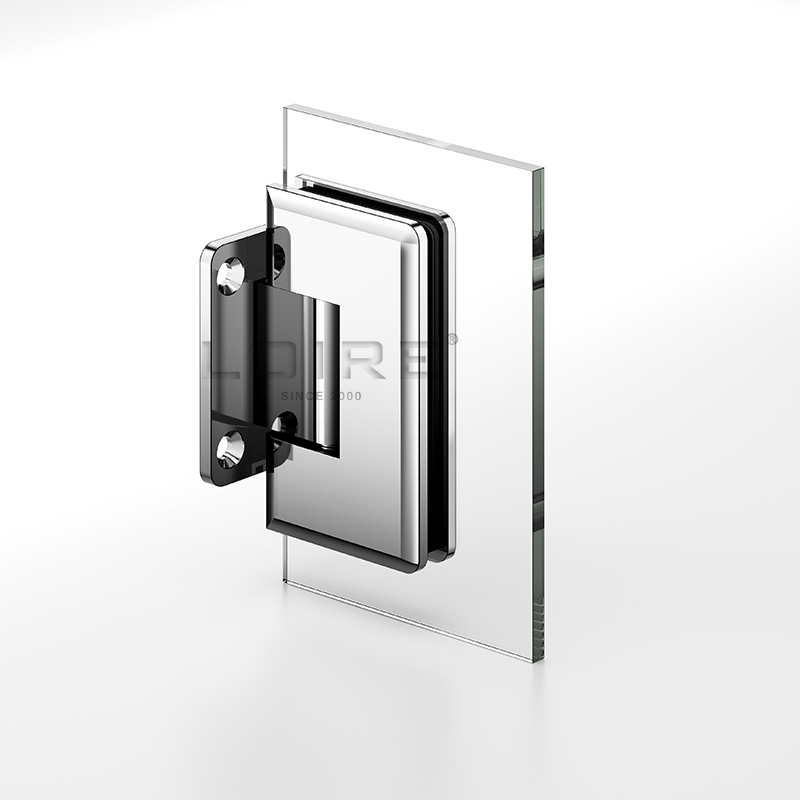 Heavy Duty Shower Hinges Wall To Glass For Glass Bathroom Door With Back Plate L-5117