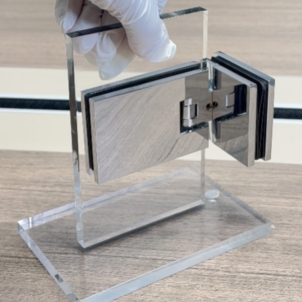 Custom Standard Duty Shower Hinge For Glass Shower Door L-6035