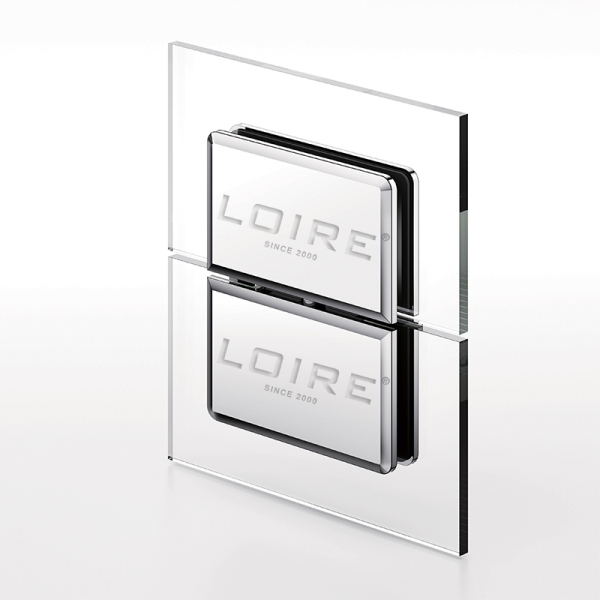 Pivot Shower  Hinges Glass to Fixed Transom Mount Glass Door Hinge Glass Connectors L-2332