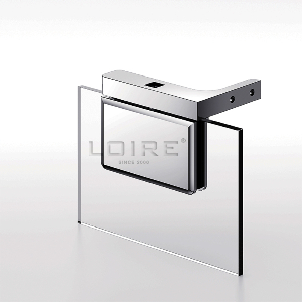 Pivot Shower  Hinges Right Hand Mount Shown Offset Bracket Wall Mount Solid Brass Hinge L-2361R
