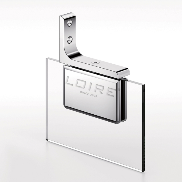 Pivot Shower  Hinges Wall Mount Glass Door Hinge Glass Fixed Clip L-2351