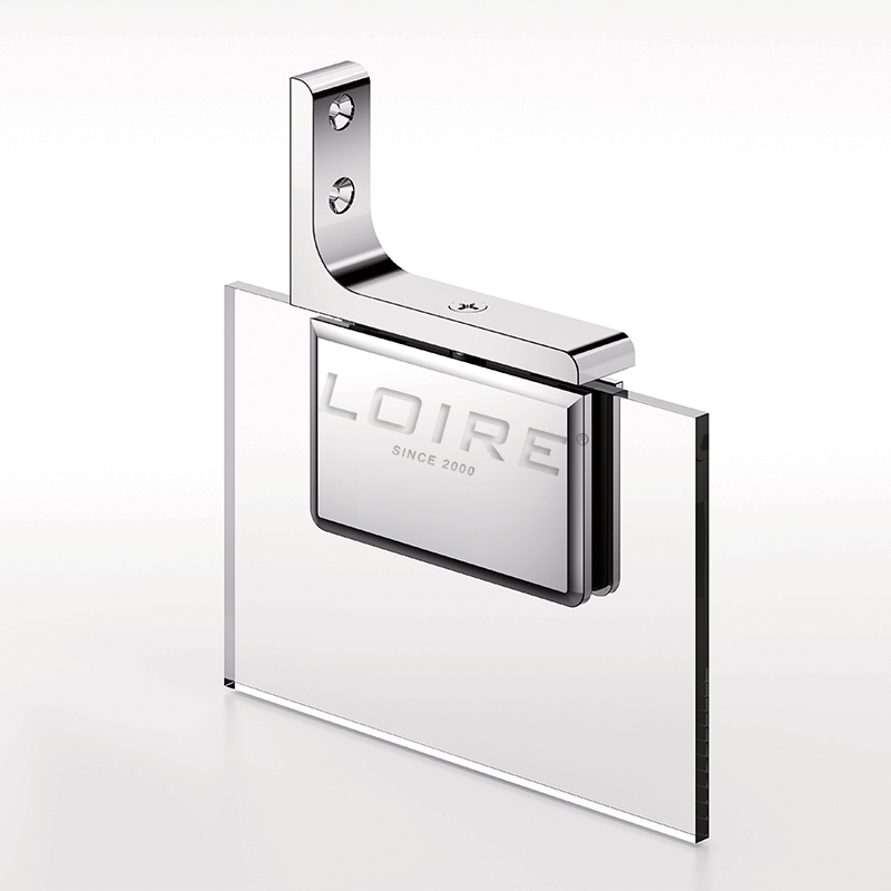 Pivot Shower  Hinges Wall Mount Glass Door Hinge Glass Fixed Clip L-2351