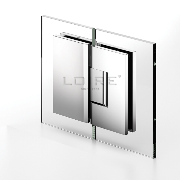 Professional Adjustable Heavy Duty Shower Hinges With Covers For Glass Shower Door L-5473