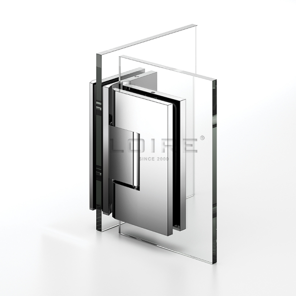 Professional Adjustable Heavy Duty Shower Hinges With Covers For Glass Shower Door L-5475