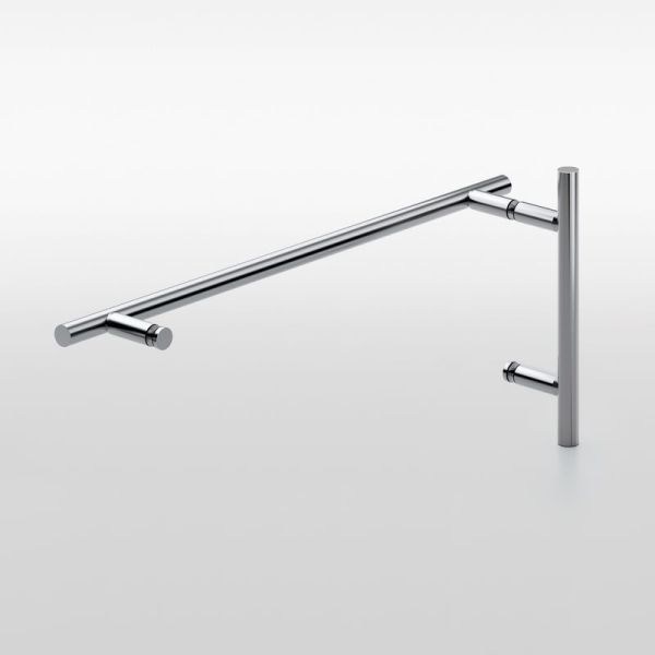 Pull handle Towel Bar Combination Sets Bathroom Black Glass Door Handle L-2870