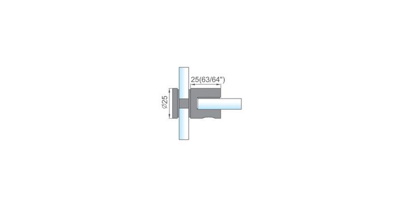 Shelf Glass Clamps Hot Sell Shower Clamps For Glass Factory Wholesale L-2711B