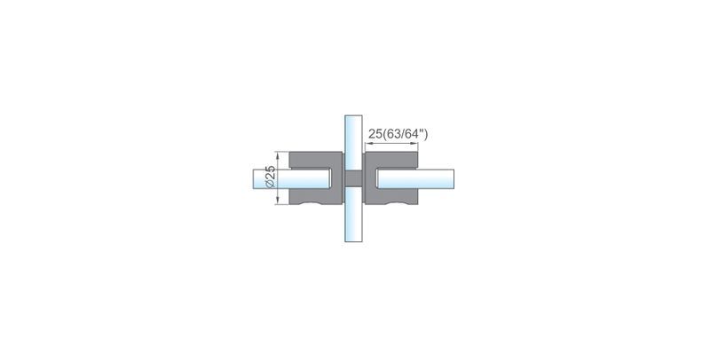 Shelf Glass Clamps Shower Clamps For Glass Factory Price L-2712