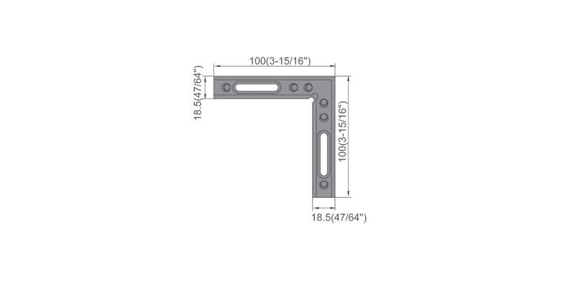 Shower Door Header Kits Accessories Heavy Duty Wall Mount Bracket 90 Degree L-2791