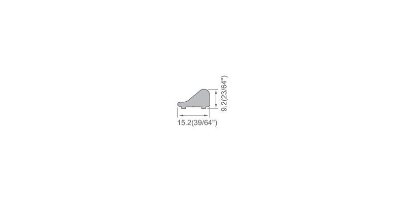 Shower Door Header Kits Accessories Waterproof Aluminium Profile Seals L-2967A