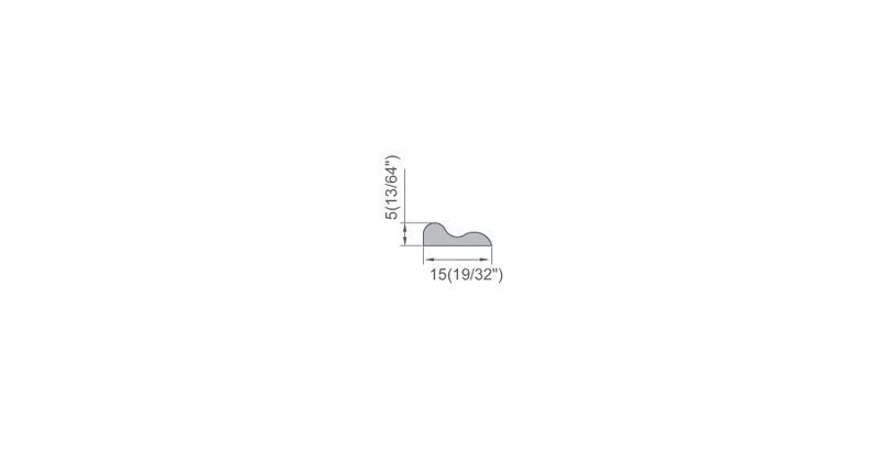 Shower Door Header Kits Accessories Waterproof Aluminium Profile Seals L-2967
