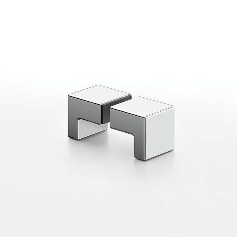 Shower Door Knobs Handles For Bathroom Door Factory Hot Sale Square Knobs L-2852