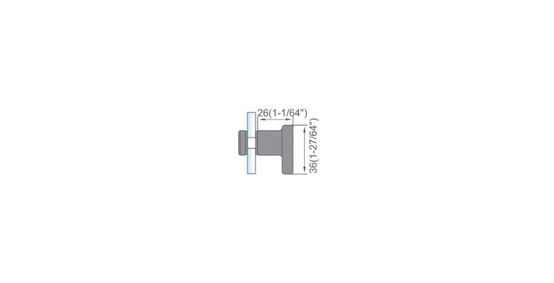 Shower Door Knobs Handles For Glass Shower Door Hardware Factory Price L-2809A