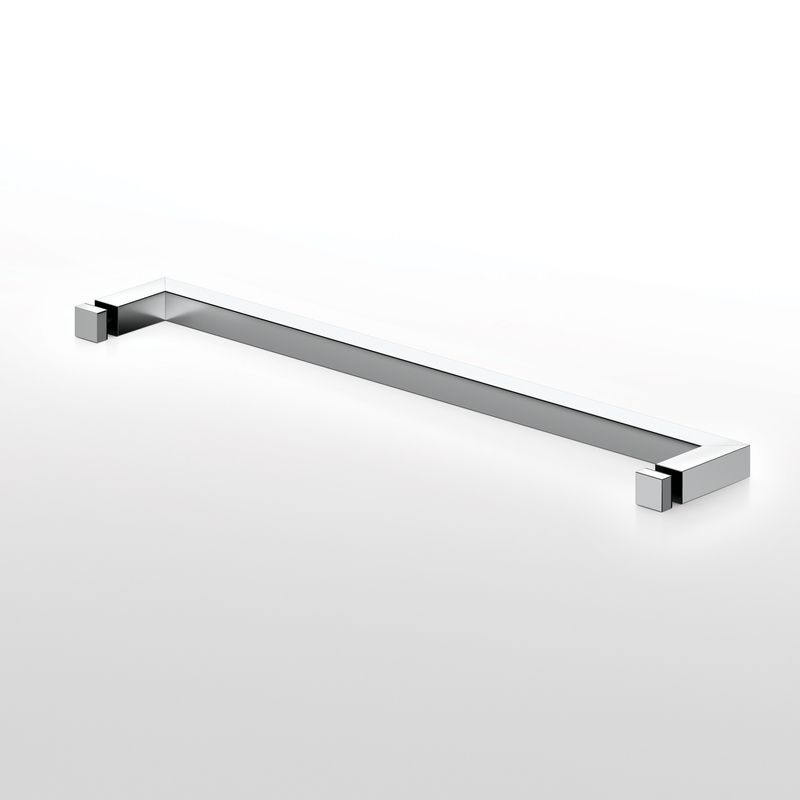 Single Side Frameless Glass Door Towel Bars Matt Black Hot Selling Bathroom Accessories L-2854